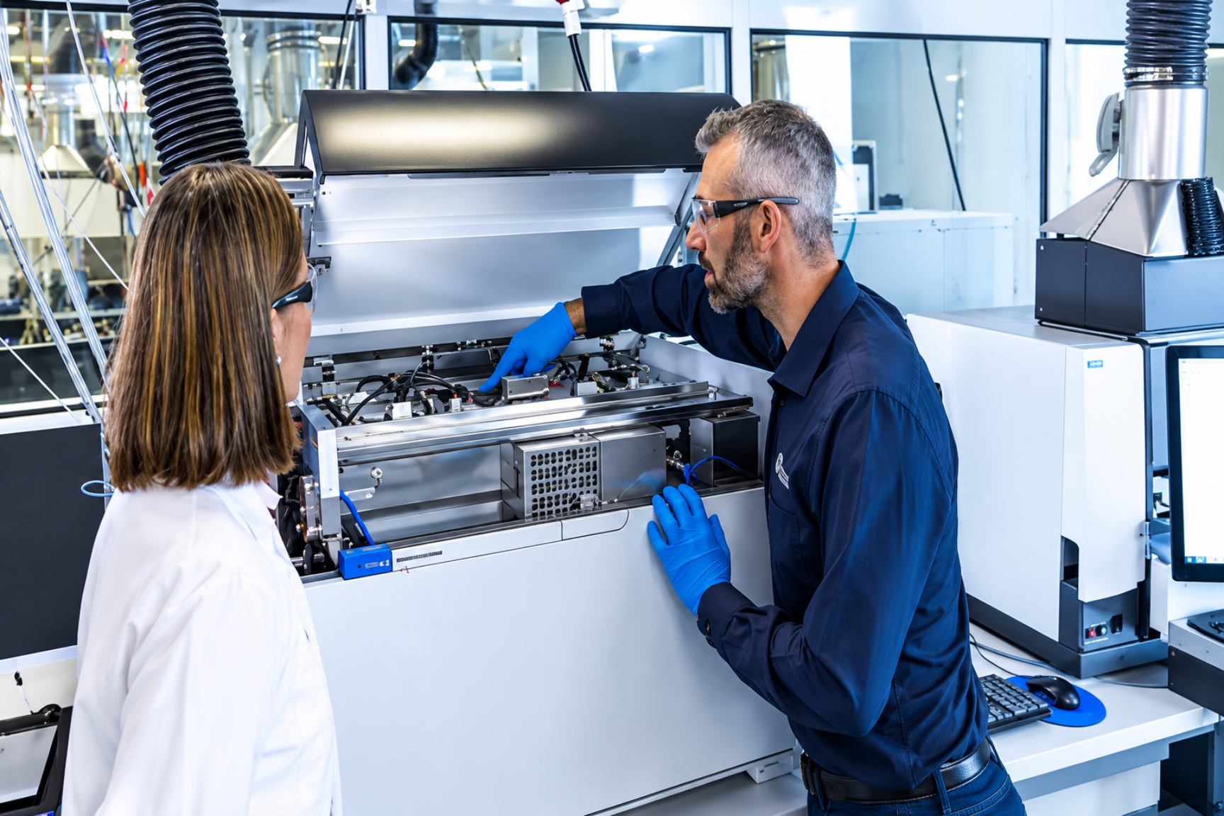 Scientific instrument installation and commissioning